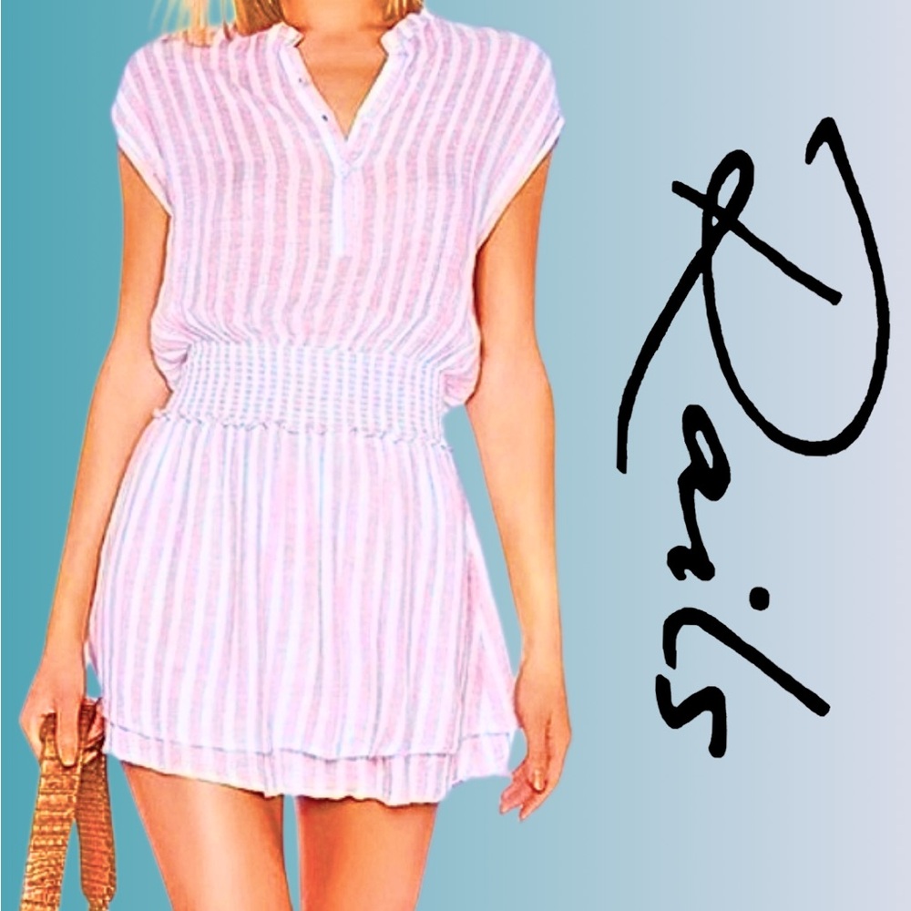 Rails Angelina rose and white striped Mini Dress Vibrant and Chic